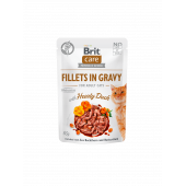Brit Care Cat Pouch HEARTY DUCK in Gravy - пауч за котки с патешко в сос